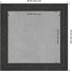 Amanti Art Black Framed Magnetic Board 25x25 Medium Vision Board - Image 2