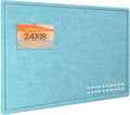 Bulletin Board, 24 x 18 inches Felt Board Decorative Pin Board, Cork Board by Lightomorrow