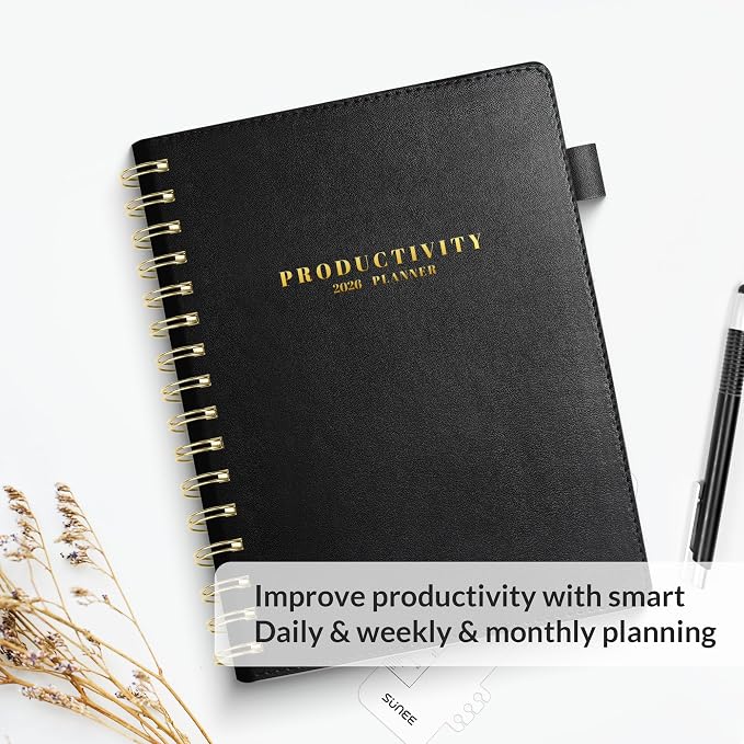SUNEE 2026 Planner 5.9" x 8.3" – Dated Productivity Planner - Image 7