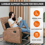 HOMBYS Lumbar Support Pillow for Recliner Chair, Memory Foam Back Support - Image 2