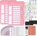 2Pcs Chore Chart for Kids to Do List Checklist Board Detachable Message Slider by Lucomb