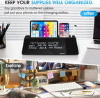 Varhomax Glass Desk Whiteboard Black - Image 4
