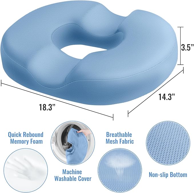 CloudBliss Donut Pillow Seat Cushion Chair Pad - Image 2
