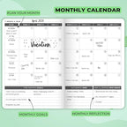 Clever Fox Planner – Undated Weekly & Monthly Planner - Image 4