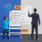 Rolling Dry Erase Board 46 x 32 - Image 2