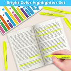 Duchong 30 Yellow Highlighters, Chisel Tip Dry-Quickly Highlighter Markers - Image 6