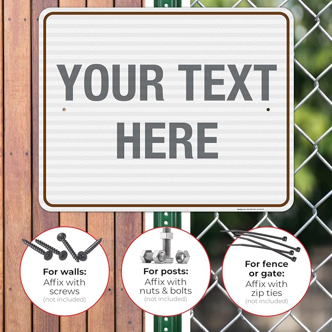 Custom Sign, Personalized Metal Signs, Customize - Image 4
