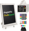 SELEAD 100% Real Wood Frame Small Magnetic Chalkboard Sign by SELEAD