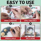 Super Glue Gel Clear for Wood Plastic Metal, Instant Superglue All Purpose - Image 5