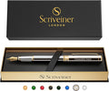 Scriveiner Personalized Silver Chrome Fountain Pen by Scriveiner