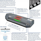 SINCHI 13" Commercial Laminator | 3–10 Mil, 48s Warm-Up, Heavy Duty No-Jam - Image 8