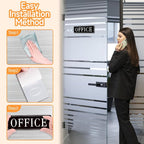 The Office Door Sign for Home and Business，Self-Adhesive Waterproof and - Image 4