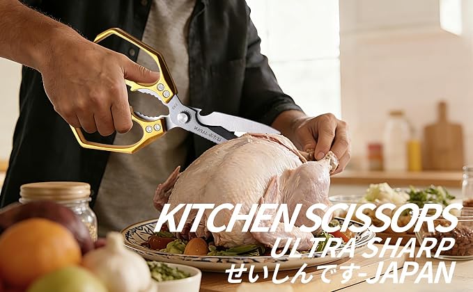 Kitchen Scissors Gold - Image 7