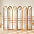 ALeesing Folding Room Divider Privacy Screen Freestanding 6-Panel Shoji Style by ALeesing
