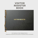 Officewerks Visitors Register & Guest Book, 120 Pages, 8 7/8" X 7", Durable - Image 2
