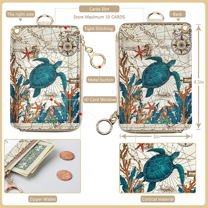 bolimoss Turtle Lanyard Wallet - Image 2