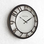 Presentime & Co 13" Farmhouse Series Wall Clock, Vintage Style, Retro Clock - Image 3