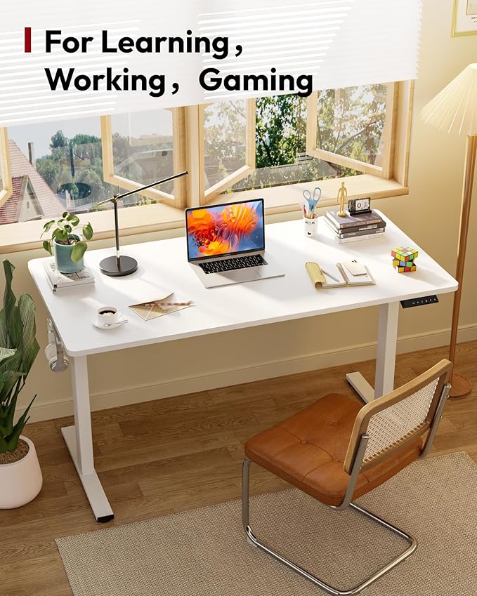 SANODESK Electric Standing Desk 60 x 24 Inches Whole-Piece Desktop Height - Image 3