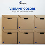 Perco Dark Blue 1-Inch Round Circle Dot Sticker Labels - Image 6