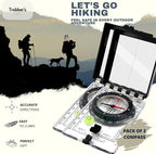 Trekker's Compass Crew Professional Military Lensatic Compass - Image 2