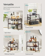 SONGMICS Spice Racks, Countertop Organizers, Shelf Risers, Expandable - Image 6