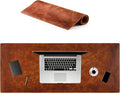 Node Leather Calfskin Leather Desk Pad – Executive Office Desk Mat by NodeLeather