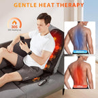 comrelax Back Massager with Heat, Seat Massager with 8 Powerful Vibration Motors - Image 2