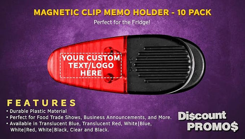 10 Magnetic Memo Holders Set - Image 2