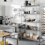 Regal Altair 18" Deep x 42" Wide x 86" Height Wire Shelving Kit | 5-Tier | NSF - Image 7