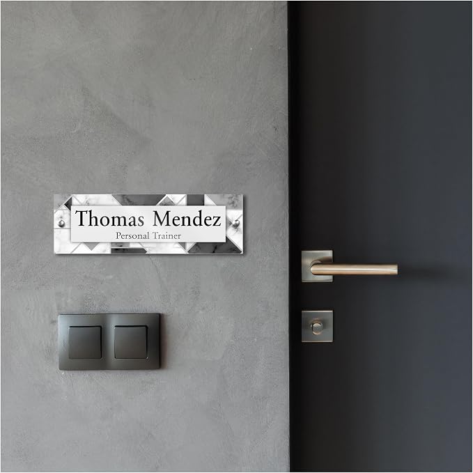 Personalized Acrylic Door Name Plate - Image 5