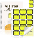 1 Pack of Visitor Badges Registry Log by Unknown
