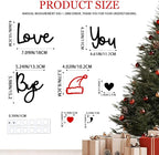 Christmas Love You Bye Wood Sign, Above Door Topper Decoration - Image 3