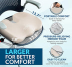 ComfiLife Premium Gel & Memory Foam Seat Cushion – Doctor Recommended Office - Image 5