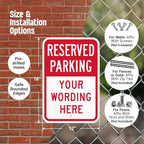 SmartSign Custom Reserved Parking Sign - Image 4