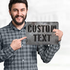 Custom Sign, Custom Street Sign, 11 Font Colors, 13 Font Styles, 4 Hole Options - Image 2