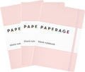PAPERAGE Lined Journal Notebook, 3 Pack, 160 Pages, Medium 5.6 in x 8 in by PAPERAGE