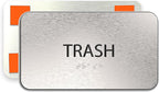 ADASigns Trash Sign 7”x4” by ADASigns