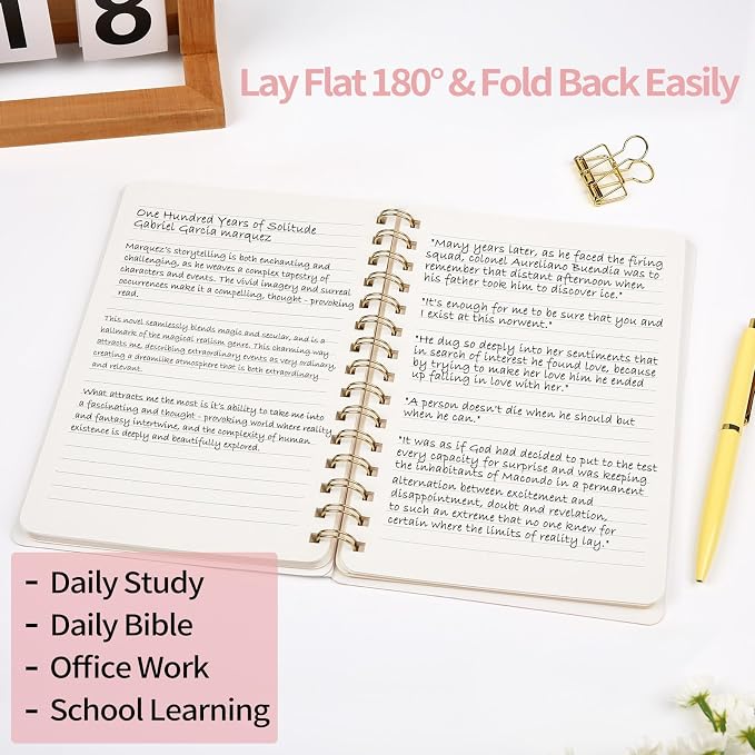 Spiral Notebook-5.75" x 8.125" College Ruled Journal - Image 4