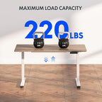 FLEXISPOT E6 3-Stage Dual Motor Electric Standing Desk 55 x 28 Sit Stand Up Desk - Image 7