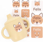 Large Name Labels for Kids by Teddylabels