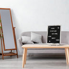 Felt Letter Board with Rustic Vintage Frame and Stand 12x16 inch, Numbers and - Image 6