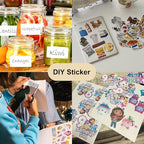 Sticker Paper, BESTEASY 8.5" x 11" Full Sheet Label Stickers - Image 5