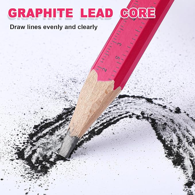Honoson 200 Pcs Flat Construction Pencils - Image 5