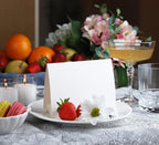 20 Pack White Blank Table Place Cards - Image 2