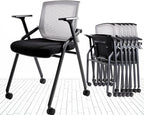 BLANEDUO Conference Room Chairs, Folding Office Desk Chair by BLANEDUO