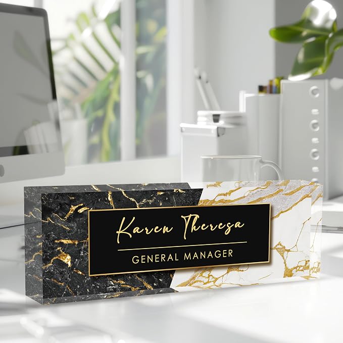 Custom Office Name Plate, Personalized Gifts - Image 2