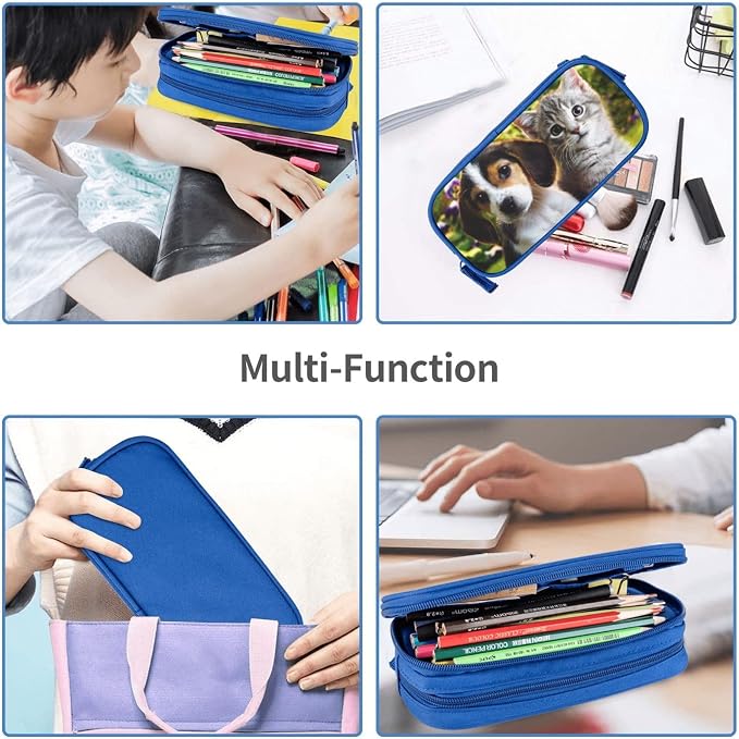 Nigmuye Custom Pencil Case Personalized Add Photo Text Pen Bag Large Capacity - Image 8