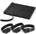 100 PCS 8 Inches Reusable Cable Ties | Adjustable Cord Wraps, Cable Straps | by QTBLY