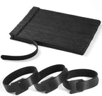 100 PCS 8 Inches Reusable Cable Ties | Adjustable Cord Wraps, Cable Straps | by QTBLY