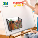 Docnest 6 Pack Magnetic Wall Mounted File Holders, Mesh Letter Organizer - Image 7